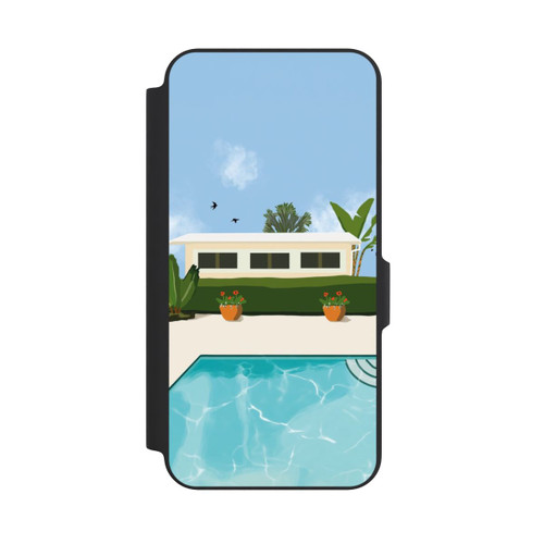 Samsung Galaxy A27 5G NIVOflip California Backyard by Roberta Murray