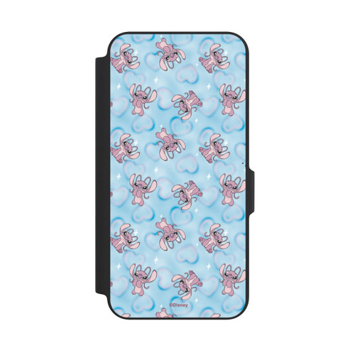 Samsung Galaxy A27 5G NIVOflip Lilo &amp; Stitch Angel Pattern Blue Hearts