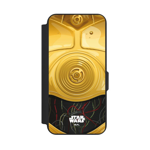 Samsung Galaxy S26 FE NIVOflip C3PO Closeup