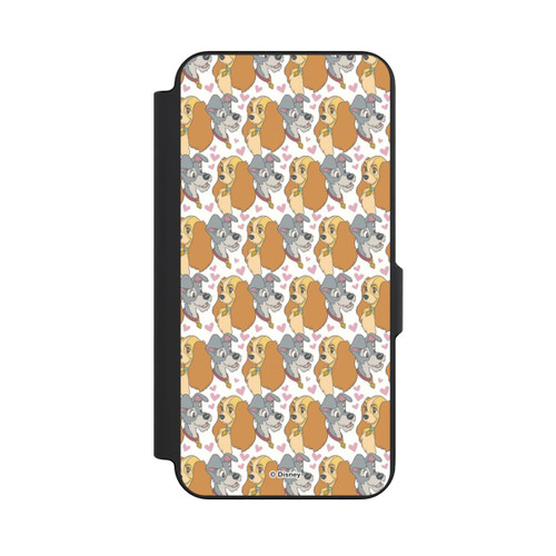 Samsung Galaxy S26 FE NIVOflip Susi und Strolch Muster Herzen