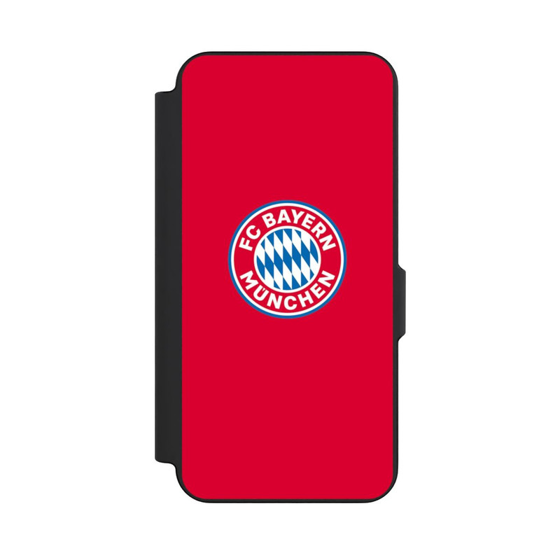 Galaxy S26 FE NIVOflip FCB Logo sur fond rouge
