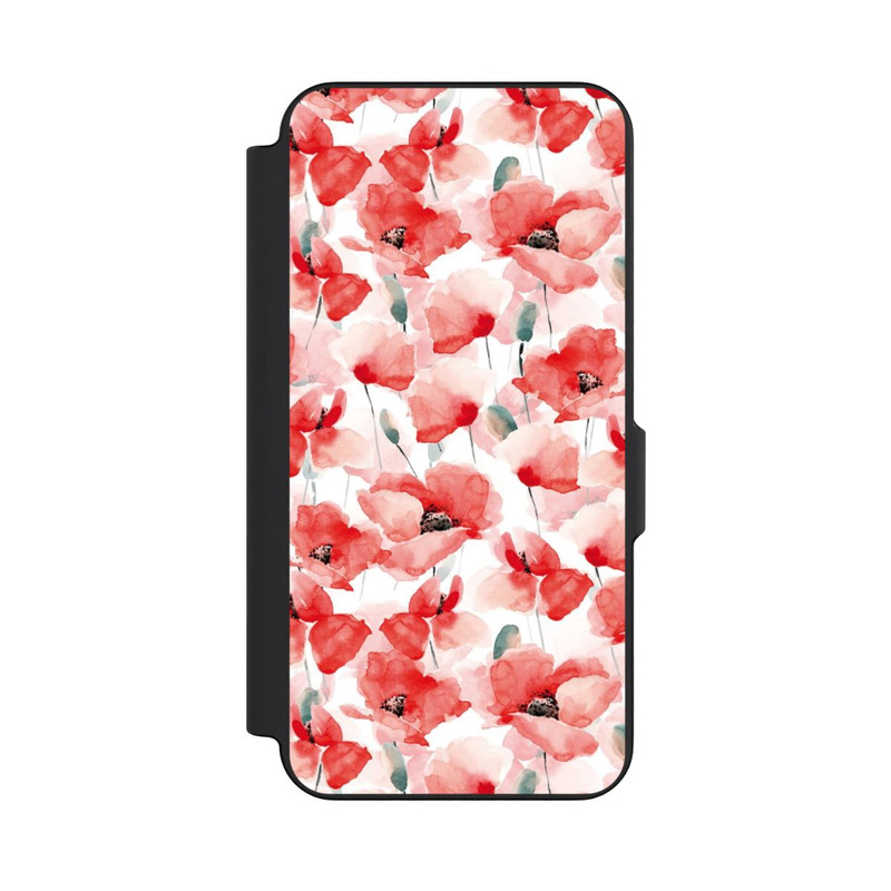 Galaxy S26 FE NIVOflip Mohnblumen Muster