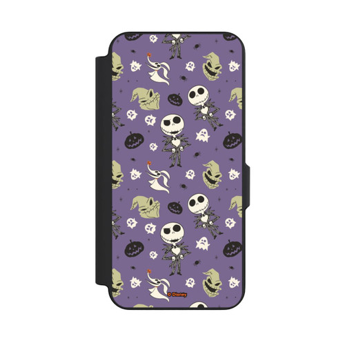 Samsung Galaxy S26 FE NIVOflip Jack Purple Pattern Tim Burtons Nightmare before Christmas