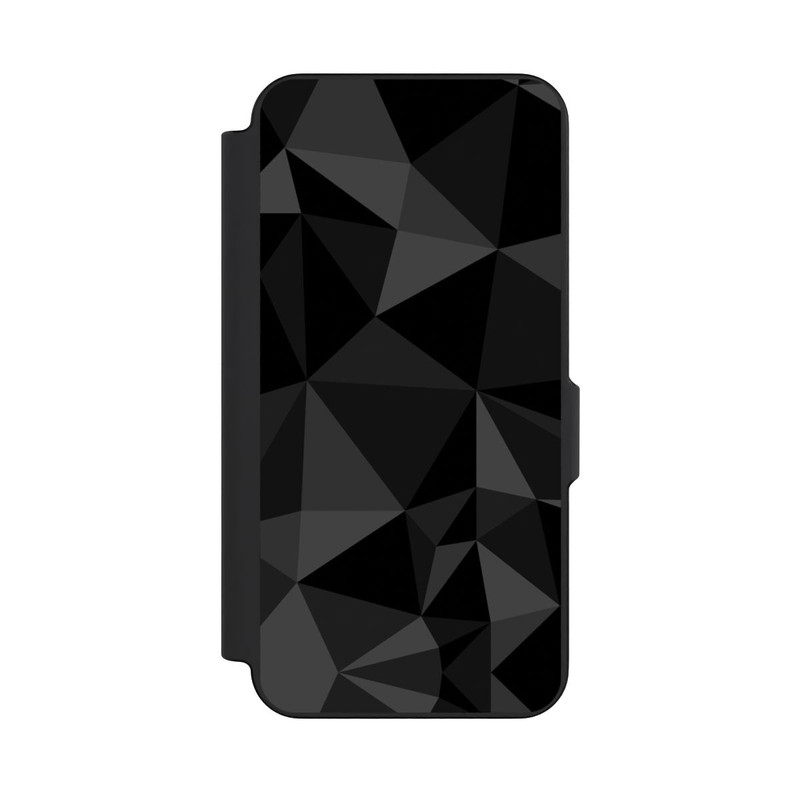 Galaxy S26 FE NIVOflip Polygonmuster schwarz