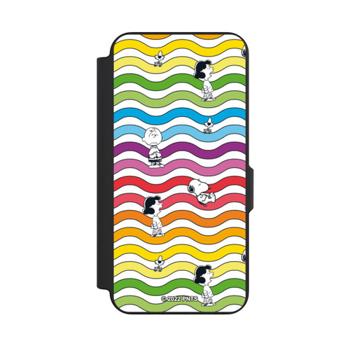 Samsung Galaxy S26 FE NIVOflip Snoopy Pattern Rainbow