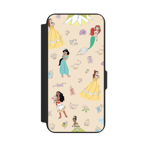 Samsung Galaxy S26 FE NIVOflip Princess Pattern Beige Disney Princess