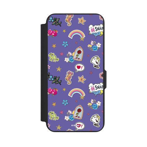 Samsung Galaxy S26 FE NIVOflip Princess Pattern Purple Disney Princess