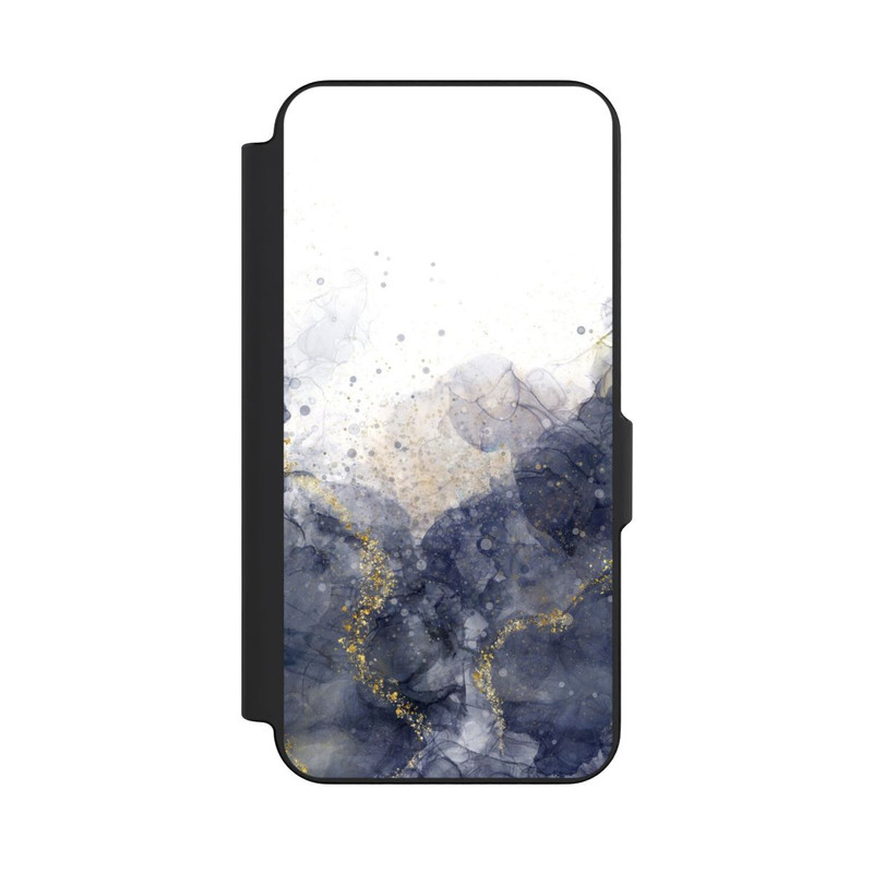 Galaxy S26 FE NIVOflip Encre Alcool Bleue Glamour