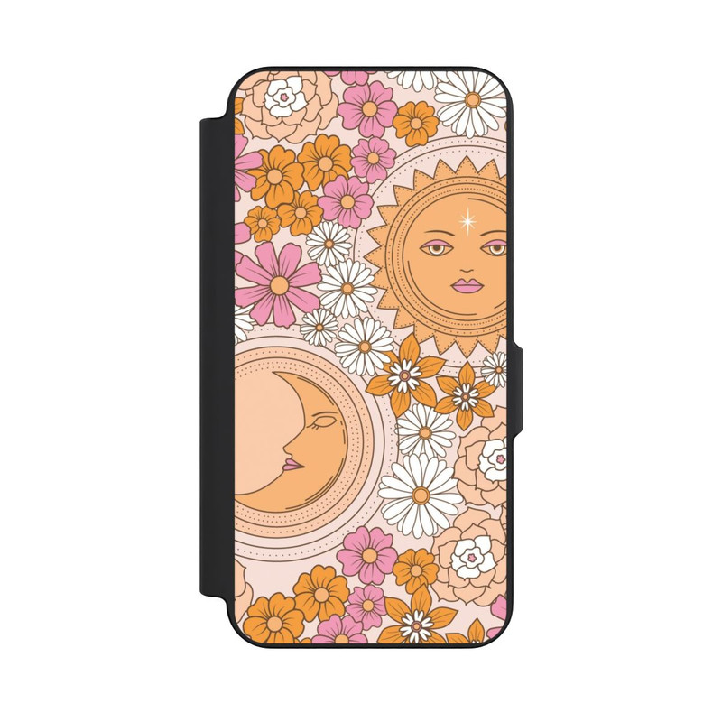 Galaxy S26 FE NIVOflip Mond-Sonne-Blumen