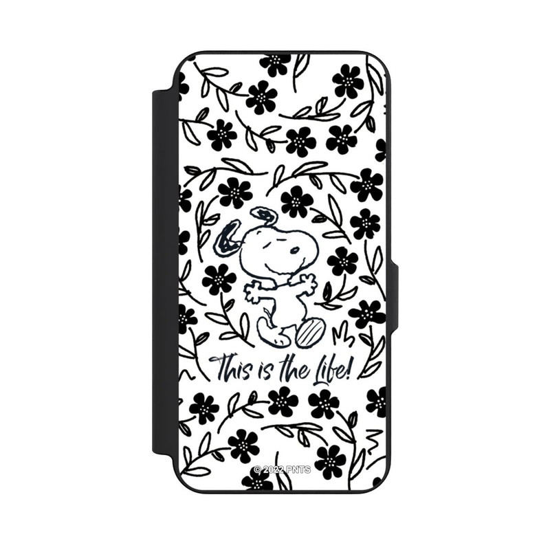 Galaxy S26 FE NIVOflip Snoopy schwarz und weiß This Is The Life