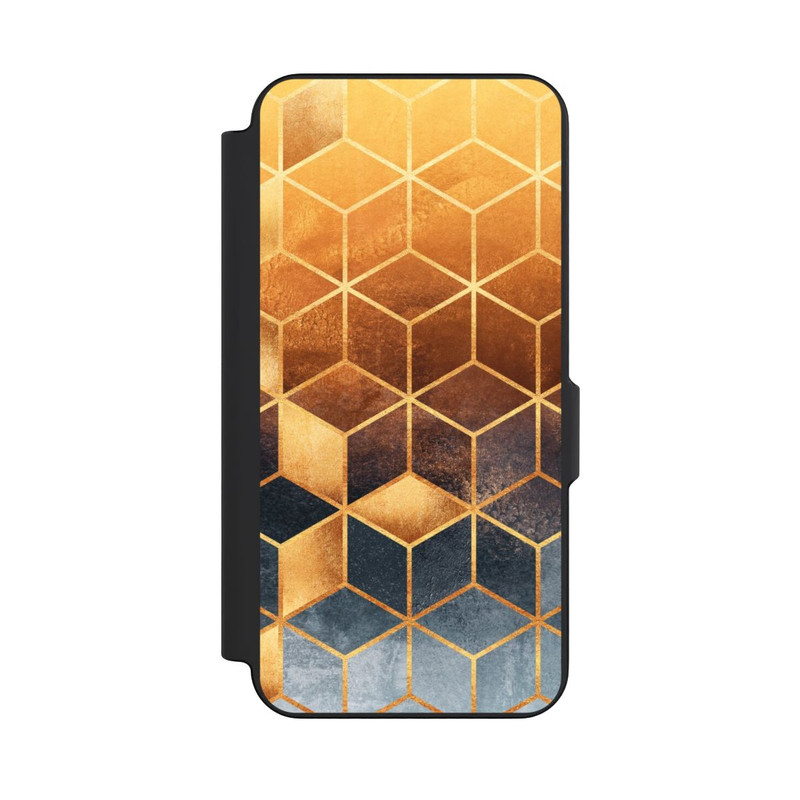 Galaxy S26 FE NIVOflip Würfel goldener Farbverlauf