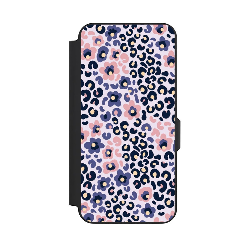 Galaxy S26 FE NIVOflip Peau d'animal avec des fleurs 1