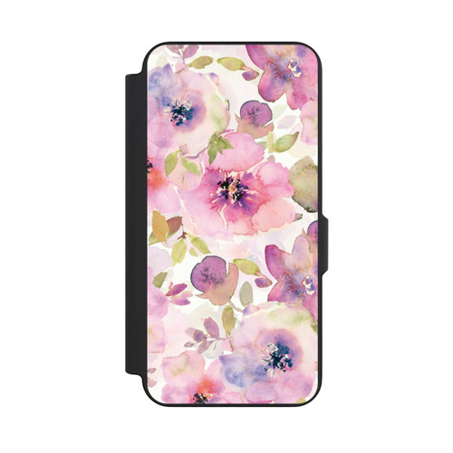 Samsung Galaxy S26 FE NIVOflip Tapete mit rosa Blumen