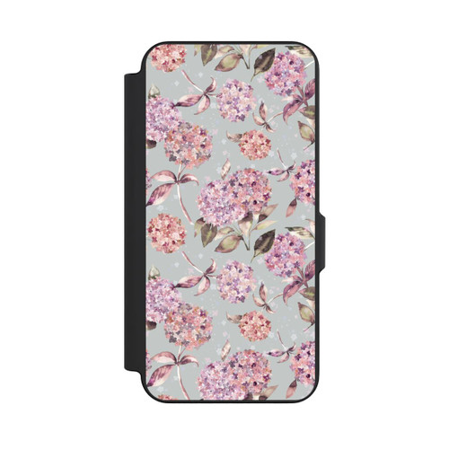 Samsung Galaxy S26 FE NIVOflip Pastel Magic Hydrangea Floral Watercolor Pink