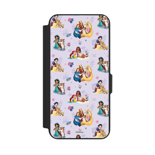 Samsung Galaxy S26 FE NIVOflip Princess Floral Pattern Purple