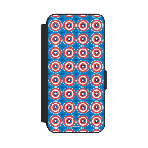 Samsung Galaxy S26 FE NIVOflip Captain American Shield Pattern