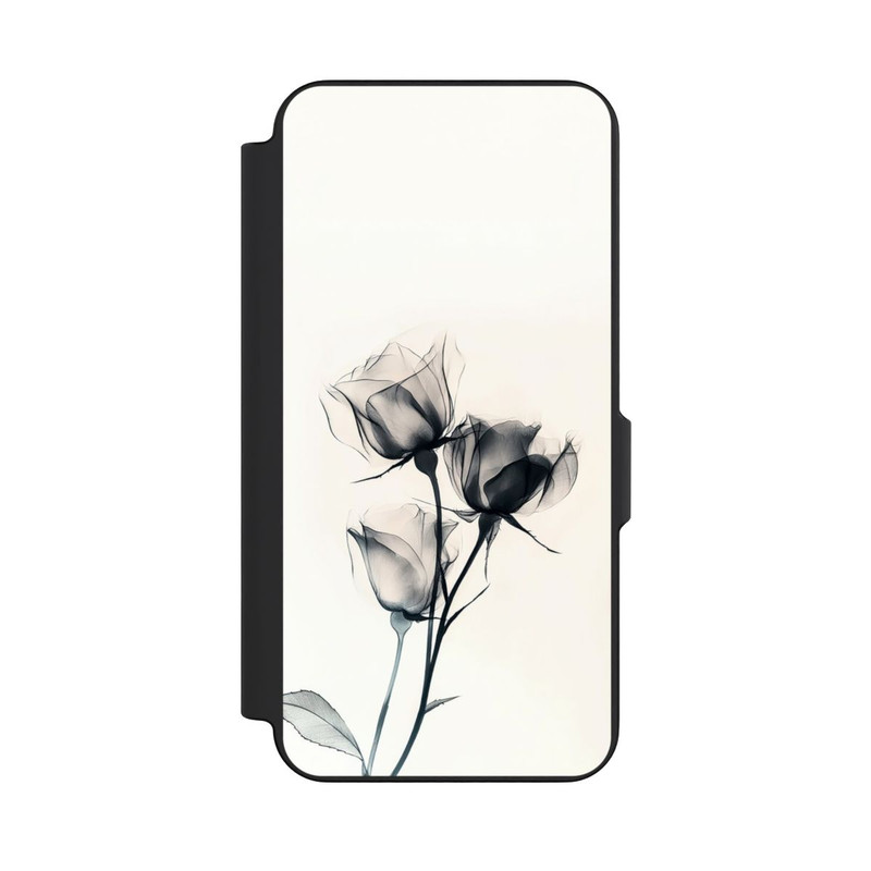 Galaxy S26 FE NIVOflip Schwarze Blume