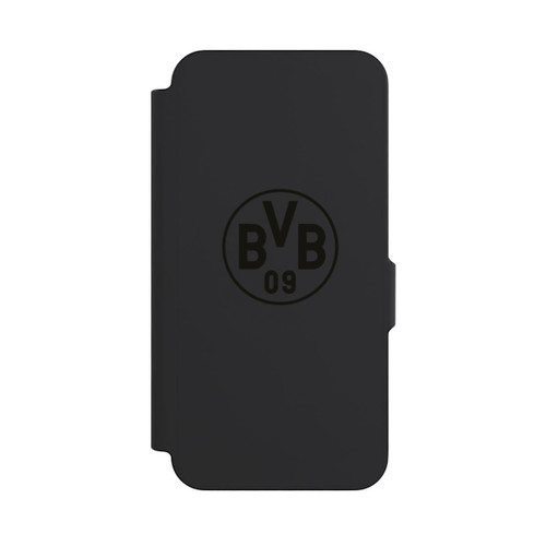 Samsung Galaxy S26 FE NIVOflip BVB Logo Schwarz Transparent