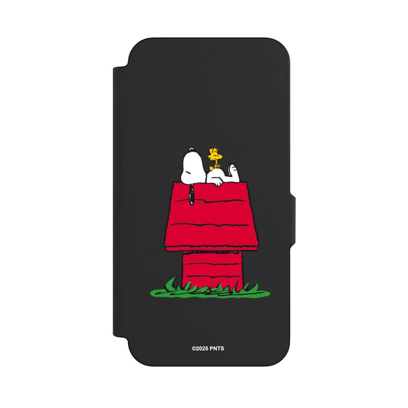 Galaxy S26 FE NIVOflip Snoopy and Woodstock Classic transparent