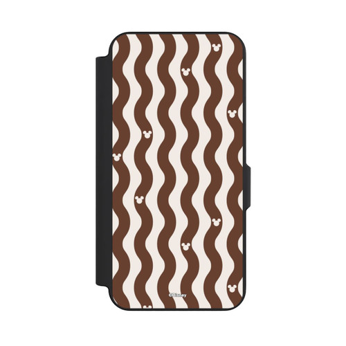 Samsung Galaxy S26 FE NIVOflip Micky Muster Braune Wellen