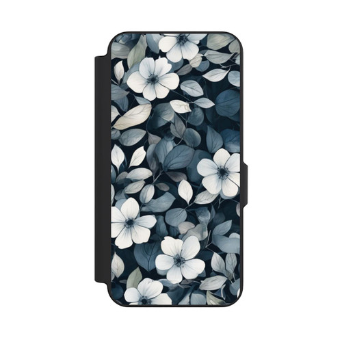 Samsung Galaxy S26 FE NIVOflip Blaue Negativblumen mit KI