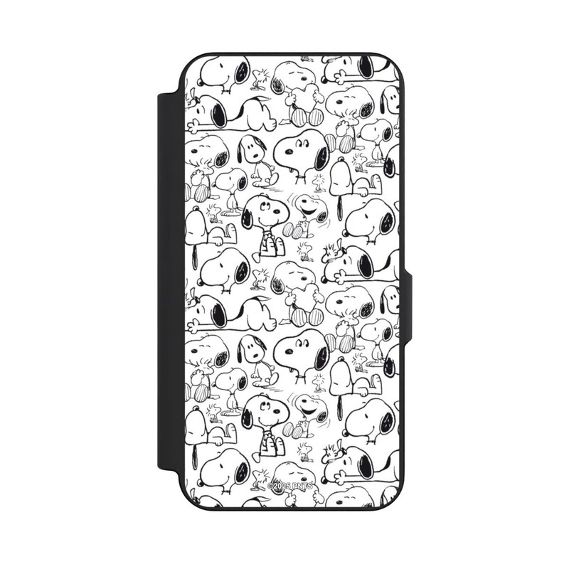 Galaxy S26 FE NIVOflip Classic Snoopy Pattern White
