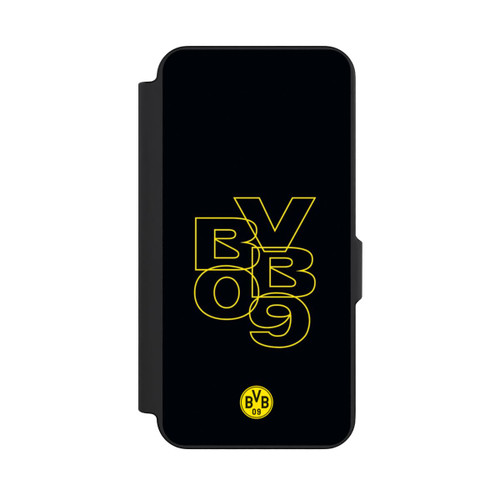 Samsung Galaxy S26 FE NIVOflip BVB09 Gelb Schwarz