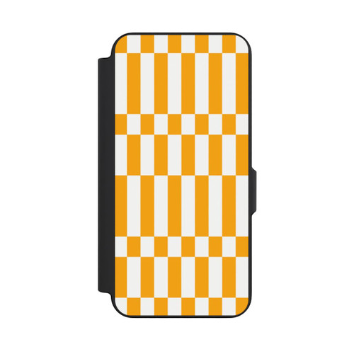 Samsung Galaxy S26 FE NIVOflip Motif à Carreaux d'Été Jaune Vif