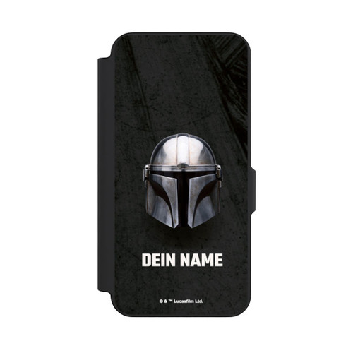 Samsung Galaxy S26 FE NIVOflip Star Wars Mandalorian Black Helmet Personalisierbar