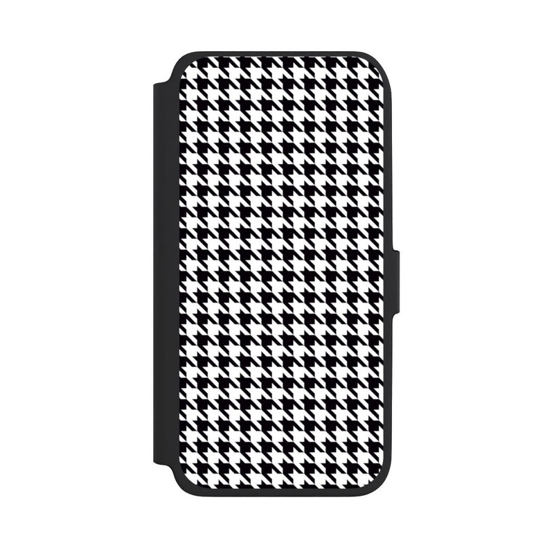 Galaxy A18 5G NIVOflip Hahnentritt Schwarz Weiß