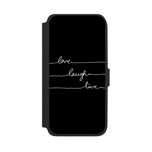 Samsung Galaxy A18 5G NIVOflip Love Laugh Live weiß/schwarz
