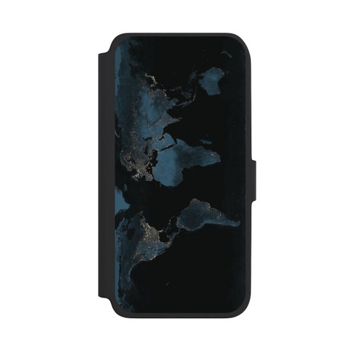 Samsung Galaxy A18 5G NIVOflip Carte du Monde Nuit