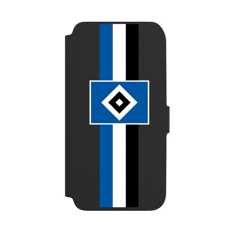 Galaxy A18 5G NIVOflip HSV Streifen - Blau-Weiß-Schwarz - ohne Hintergrund