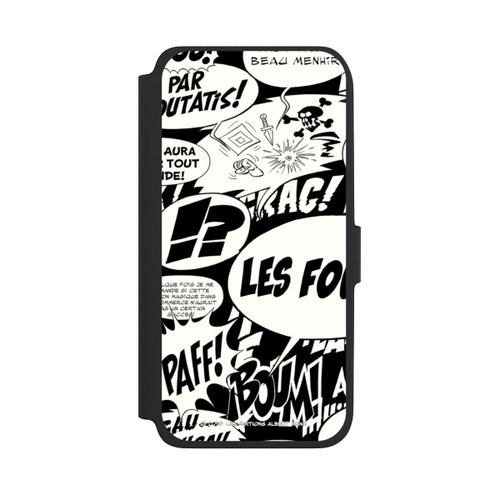 Samsung Galaxy A18 5G NIVOflip Sprechblasen Asterix Schwarz