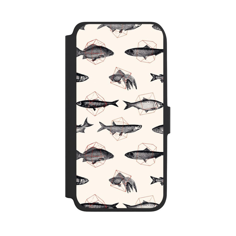 Galaxy A18 5G NIVOflip Fische in Geometrie