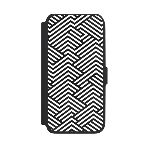 Samsung Galaxy A18 5G NIVOflip Schwarz und Weiß ZigZag