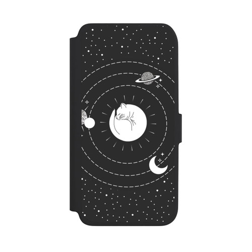 Samsung Galaxy A18 5G NIVOflip Katze und Mond
