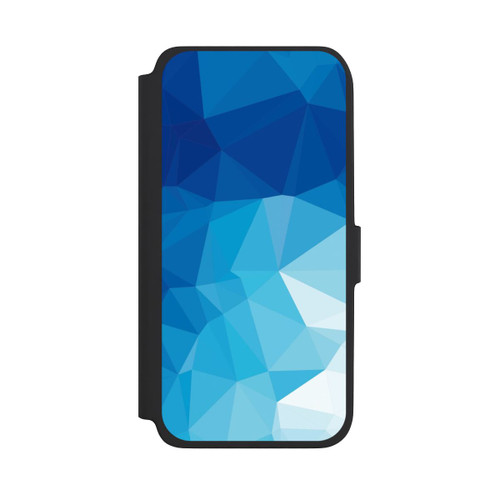 Samsung Galaxy A18 5G NIVOflip Mosaïque Polygonale Bleue