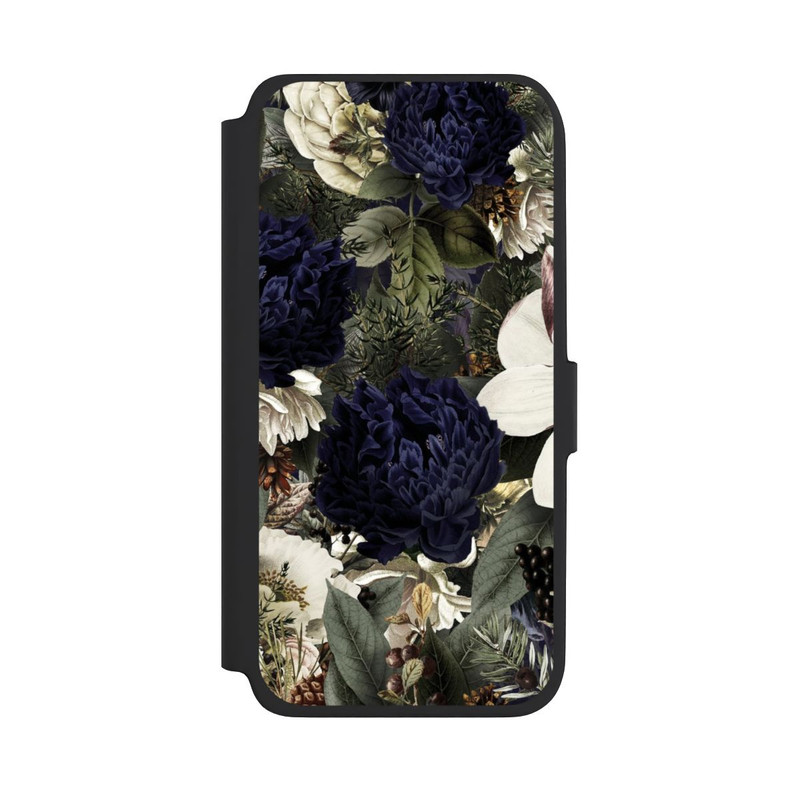 Galaxy A18 5G NIVOflip Dunkle Mitternachts Barock Vintage Blumen