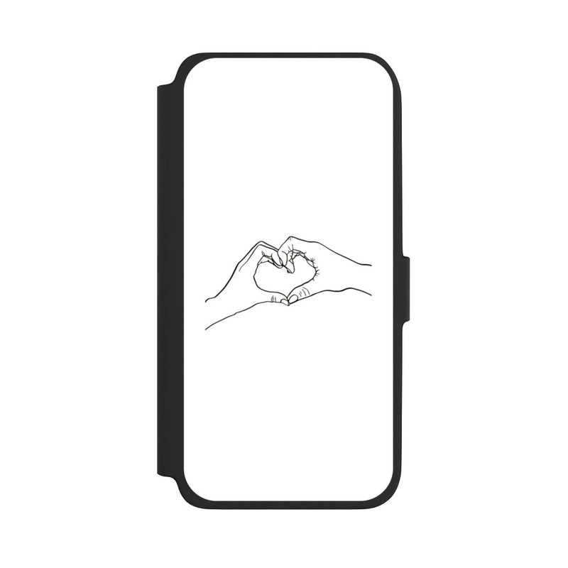 Galaxy A18 5G NIVOflip Line Art mains d'amour