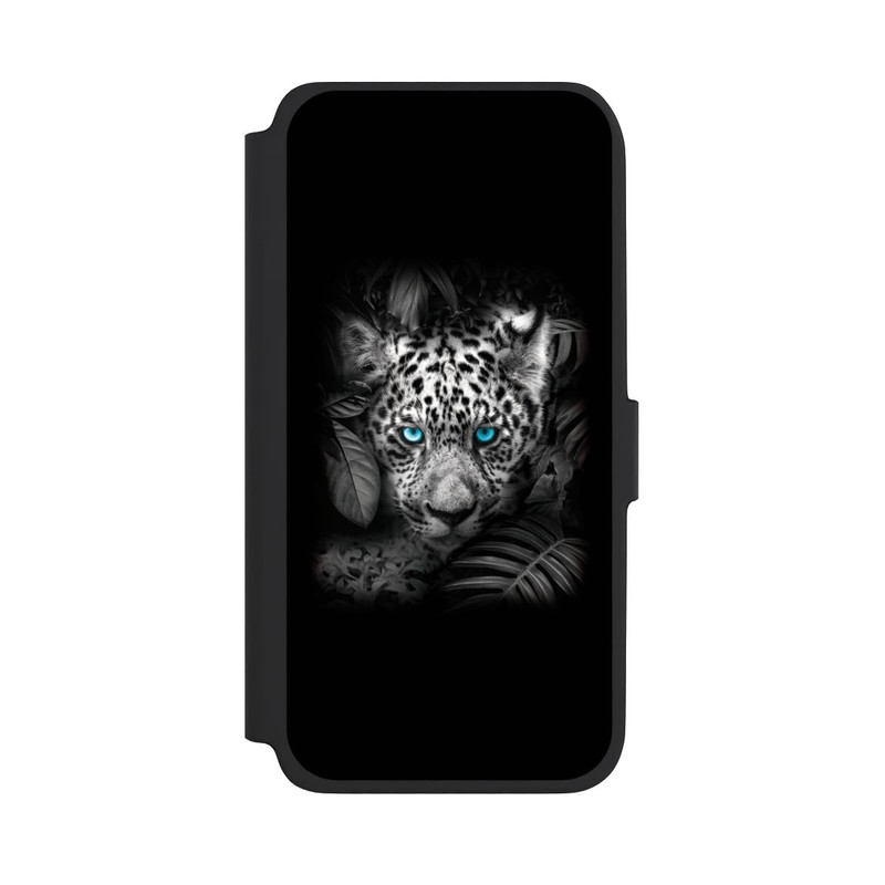 Galaxy A18 5G NIVOflip Jaguar Schwarz Dschungel