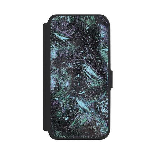 Samsung Galaxy A18 5G NIVOflip Abstrakt tropfender Staub lila