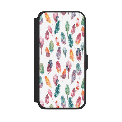 Samsung Galaxy A18 5G NIVOflip Aquarellfedern Boho