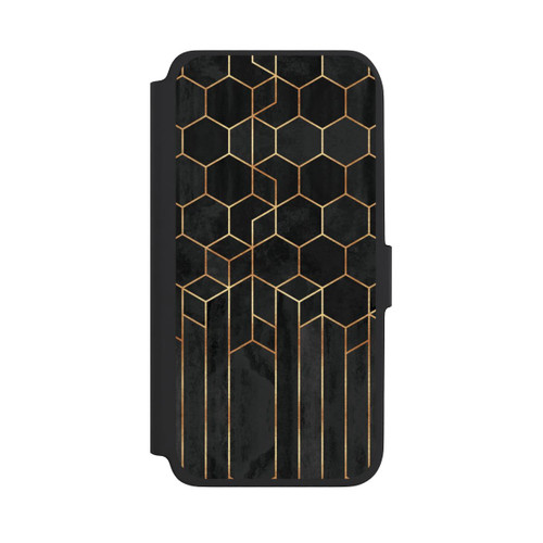 Samsung Galaxy A18 5G NIVOflip Schwarze Sechsecke