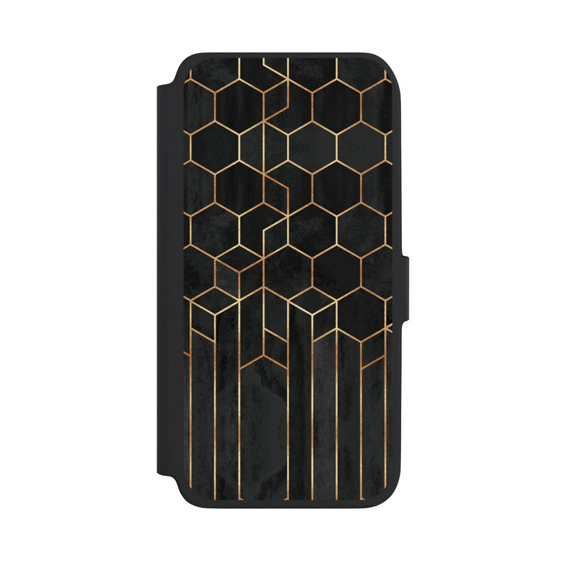 Galaxy A18 5G NIVOflip Schwarze Sechsecke