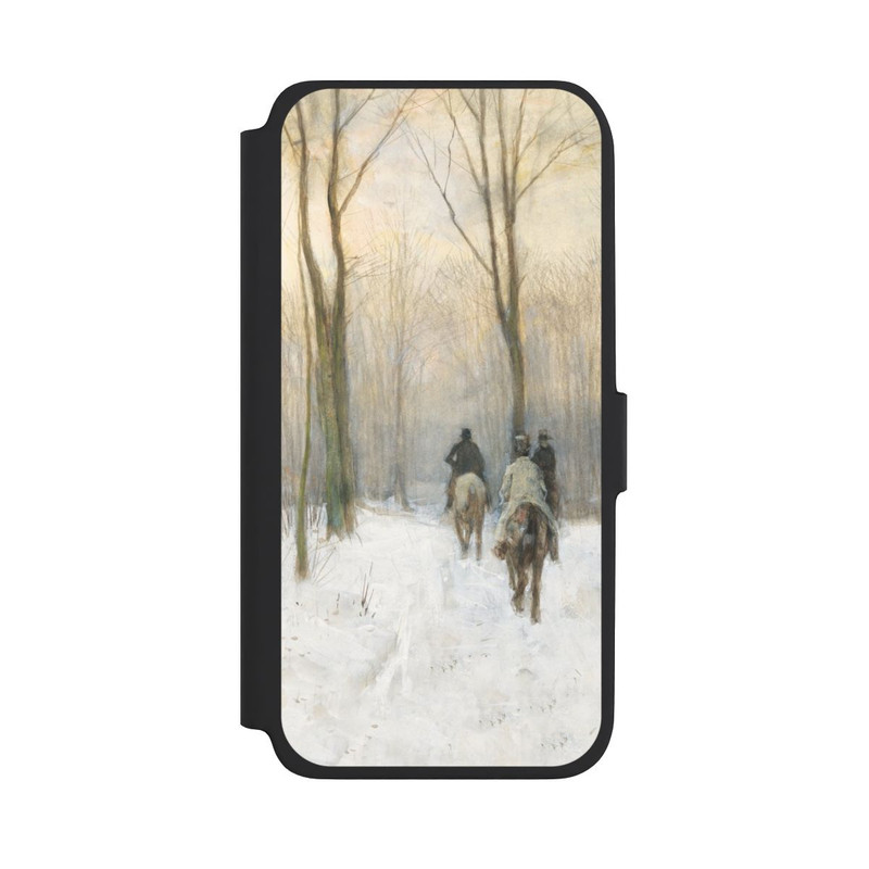 Galaxy A18 5G NIVOflip Cavaliers dans la neige dans la forêt de La Haye