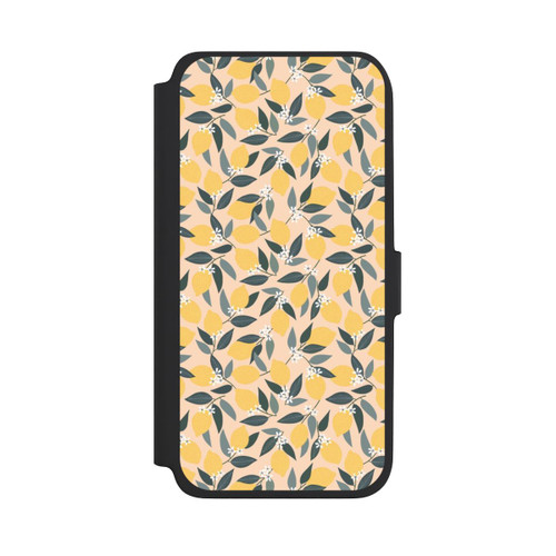 Samsung Galaxy A18 5G NIVOflip Rosa Zitronen-Muster