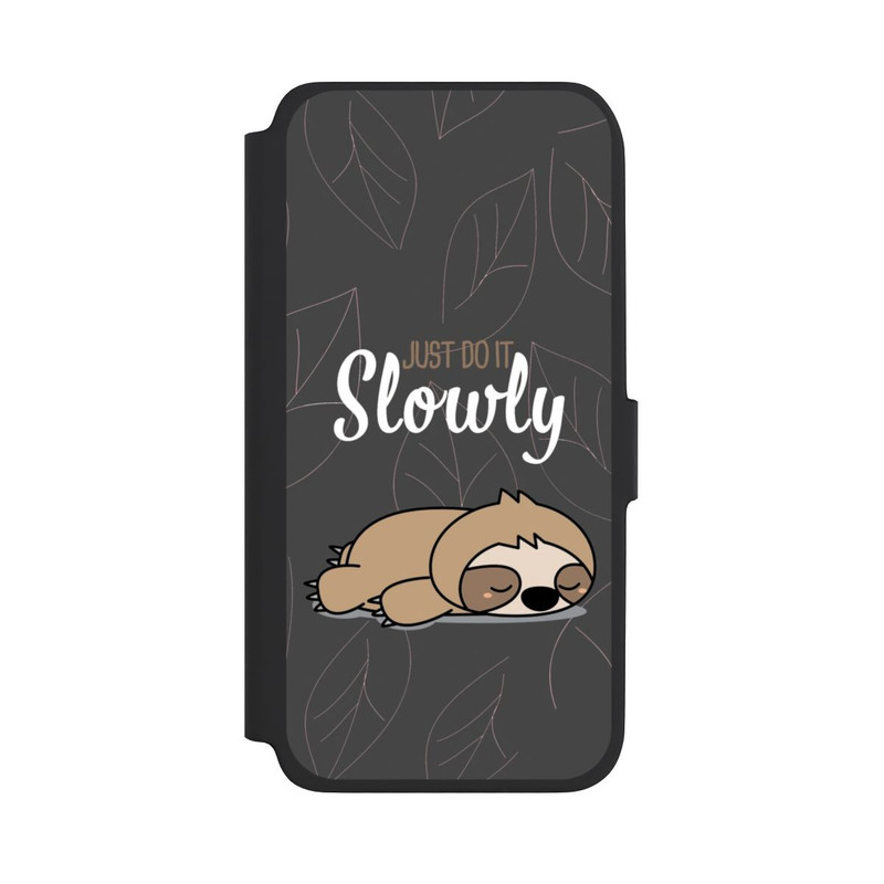 Galaxy A18 5G NIVOflip Just Do It Slowly Sloth Grey