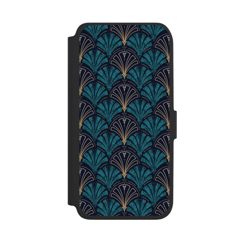 Samsung Galaxy A18 5G NIVOflip Art Deco Aquamarin Gold