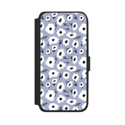 Samsung Galaxy A18 5G NIVOflip Blumenmuster Lila